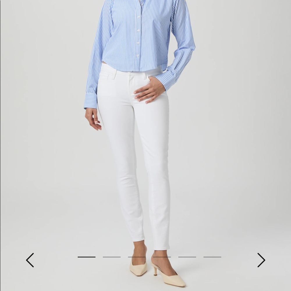 Paige | Verdugo Ankle Jeans in Crisp White | size 24